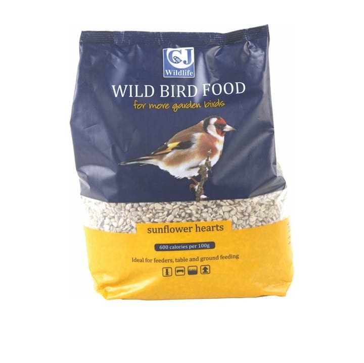 Sunflower Hearts 1 63kg Cj Wildlife Birdwatch Ireland