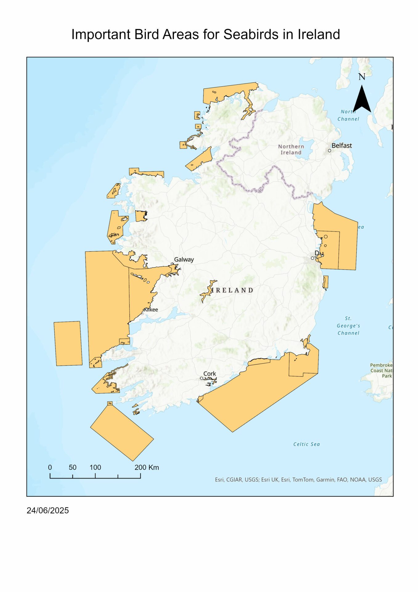 BirdWatch Ireland Publishes 73 Important Bird and Biodiversity Areas for Seabirds in Ireland