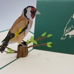 Goldfinch Pop Up Card