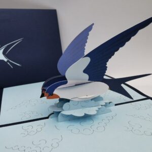 Swallow Pop Up Card
