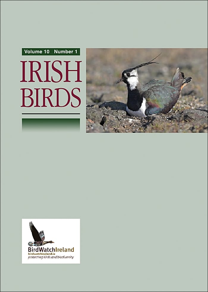 Irish Birds vol 10 no 1 BirdWatch Ireland